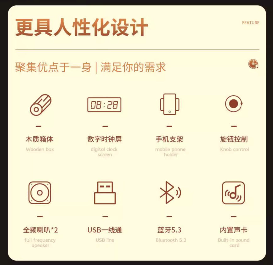 【Philips 飛利浦】SPA3809 木質音箱