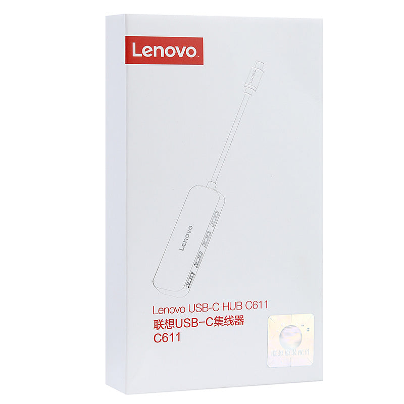 【Lenovo聯想】 USB-C 集線器C611 (C轉A*4)