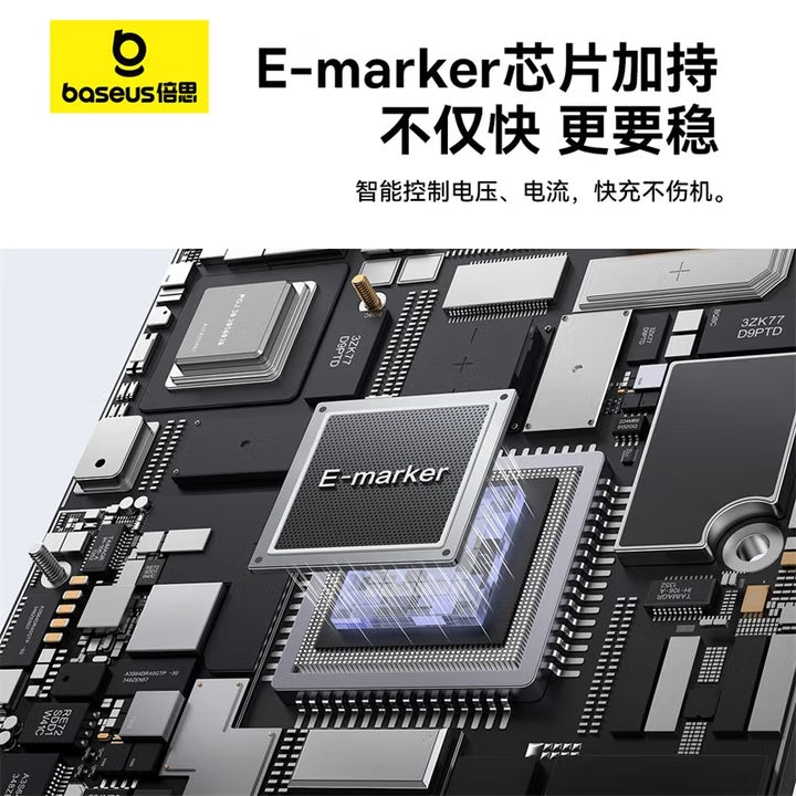 【Baseus 倍思】PD 100W 雙Type-C伸縮快充線